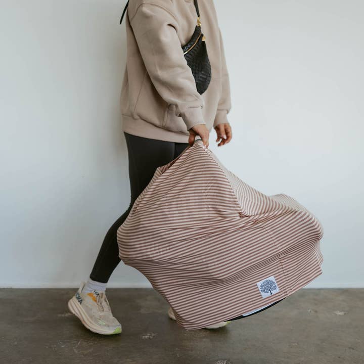 Multi-use Cover, Rosewood Stripe for wholesale on Faire3