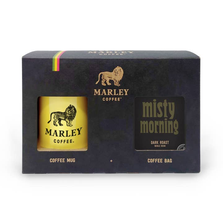 Marley Coffee Misty Morning Gift Box & Marley Coffee Mug, From The Family of Bob Marley for wholesale by MCEU Limited