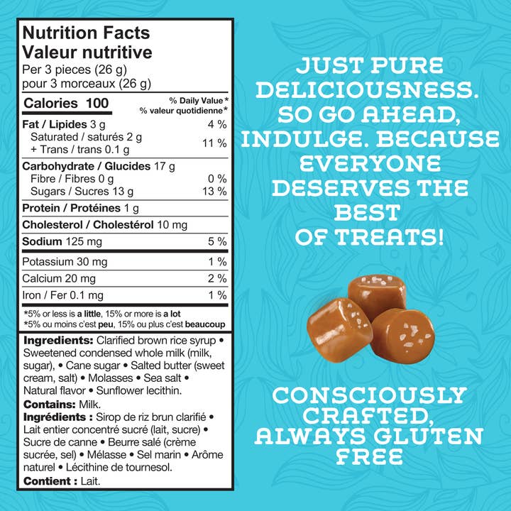 Lovely Candy Company - Wholesale Caramel - Sea Salt Caramel Candy - Gluten Free, Non-GMO