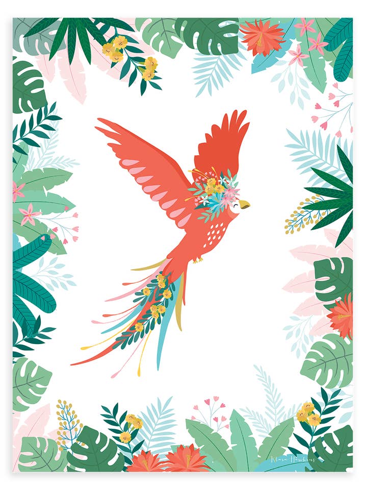 RIO - Affiche zonder perroquet en folie (P0308) voor wholesale door LILIPINSO