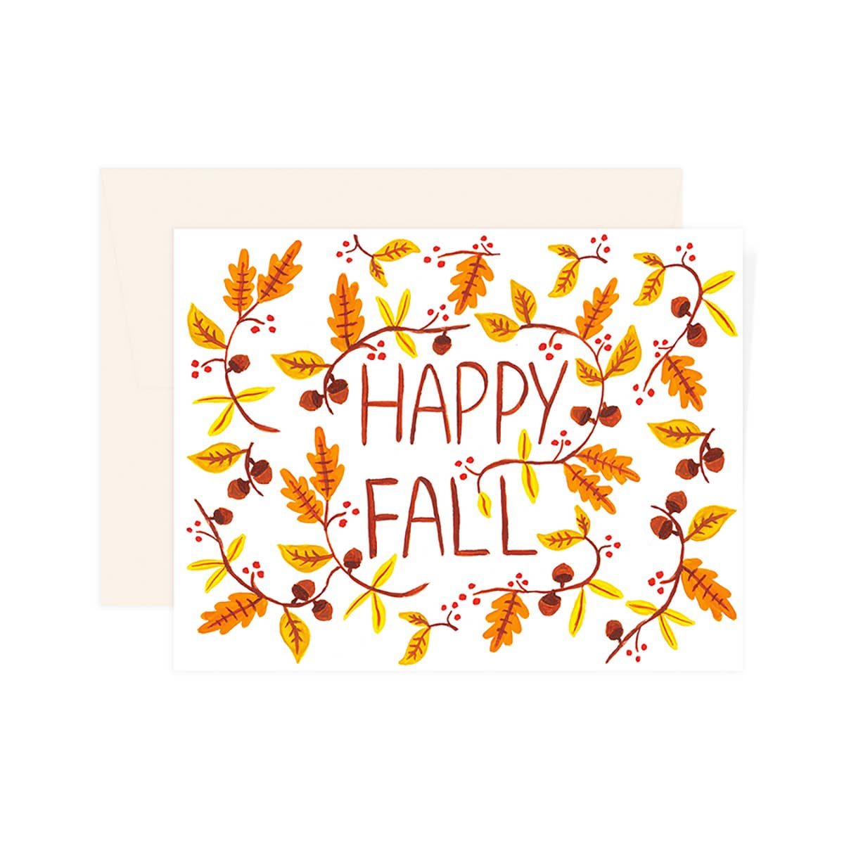 Paige & Willow - Wholesale Season's Greetings Card - Happy Fall Card
