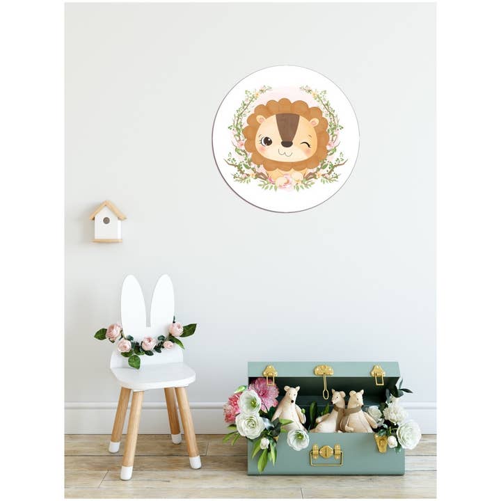 Wallpaper Circle - Leão Fofo por atacado de Kids-ware Lifestyle