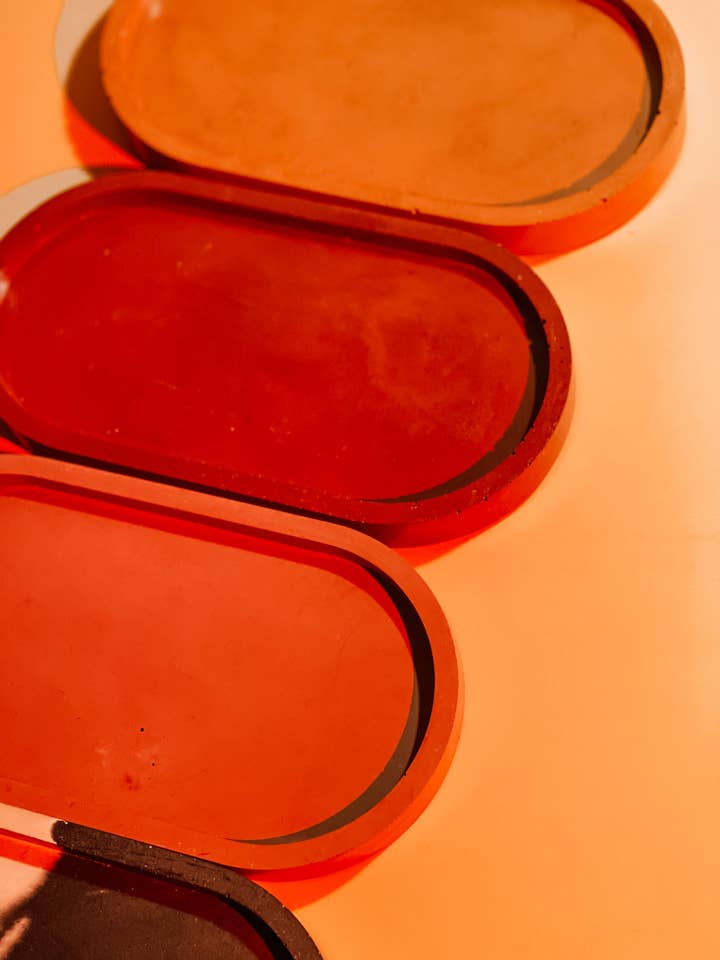 Betong prydnadssak bricka, Smycken förvaring för wholesale av The Chiara Studio