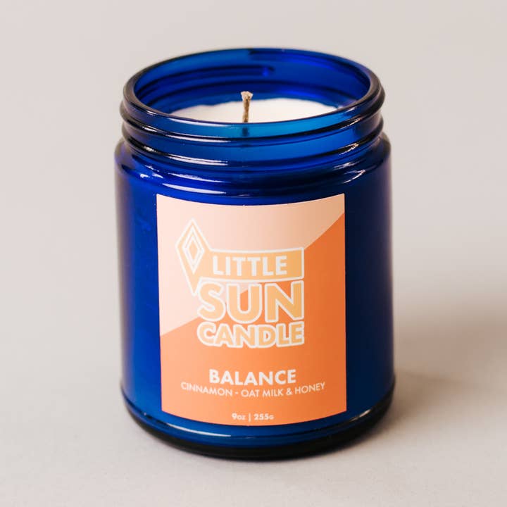 BALANCE Cinnamon + Honey Oats Little Sun Candle for wholesale by LITTLESUNCANDLE