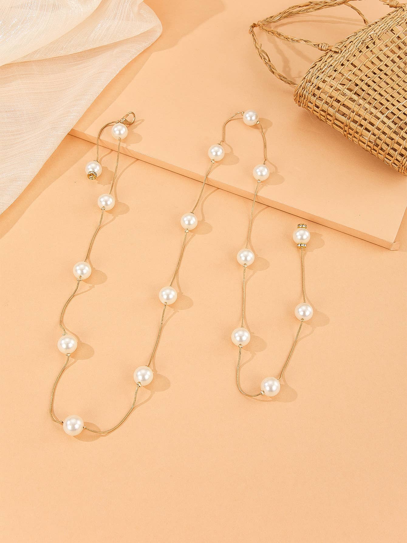 Lily Clothing - Wholesale Belt - Women's - Dress delicate and high-end pearl waist chain3
