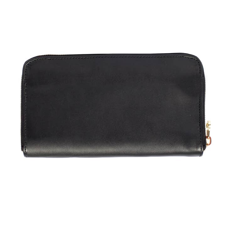 The Artisan and Company – wholesale Wallet – Women's – Accordion Leather Zip Wallet