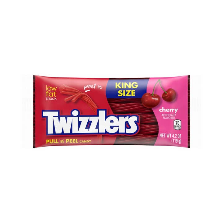 I Got Your Candy - Wholesale Licorice - Twizzlers Pull N' Peel Cherry 4.2oz - 15ct