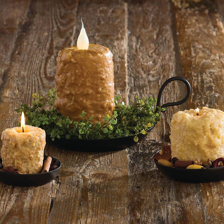 Iron Candle Dish - 7.5"Dia for wholesale by Park Designs