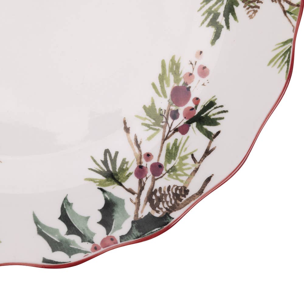 VdE Tivoli 1996 - Vendita all'ingrosso Piatti da portata - VINTAGE XMAS PIATTO PIANO 27CM PORCELLANA2