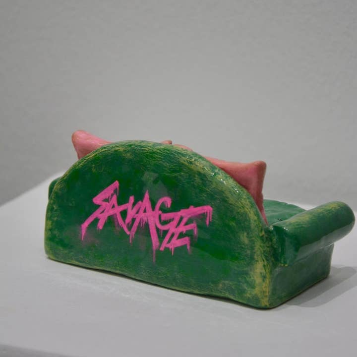 House of Savage - Wholesale Sculpture - SAVAGE GRAFFITI COUCH4