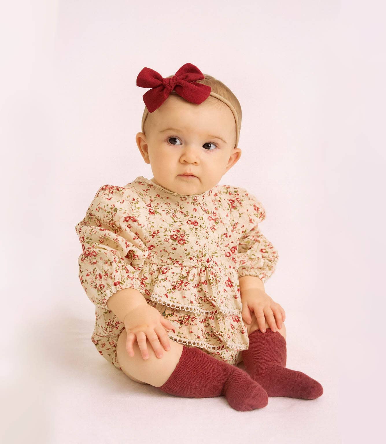 OLIVE & CRADLE - Venta al por mayor Conjunto de ropa - Bebés - Mono Floral Bella1