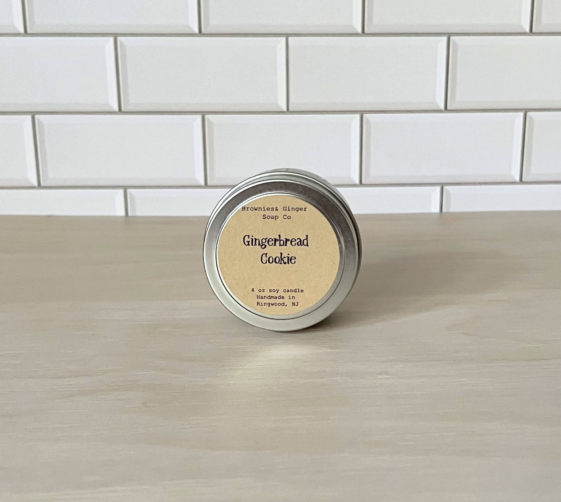 Brownies&Ginger Soap Co - Wholesale Jar/Filled Candle - Holiday Snowman Decor Soy Candles8