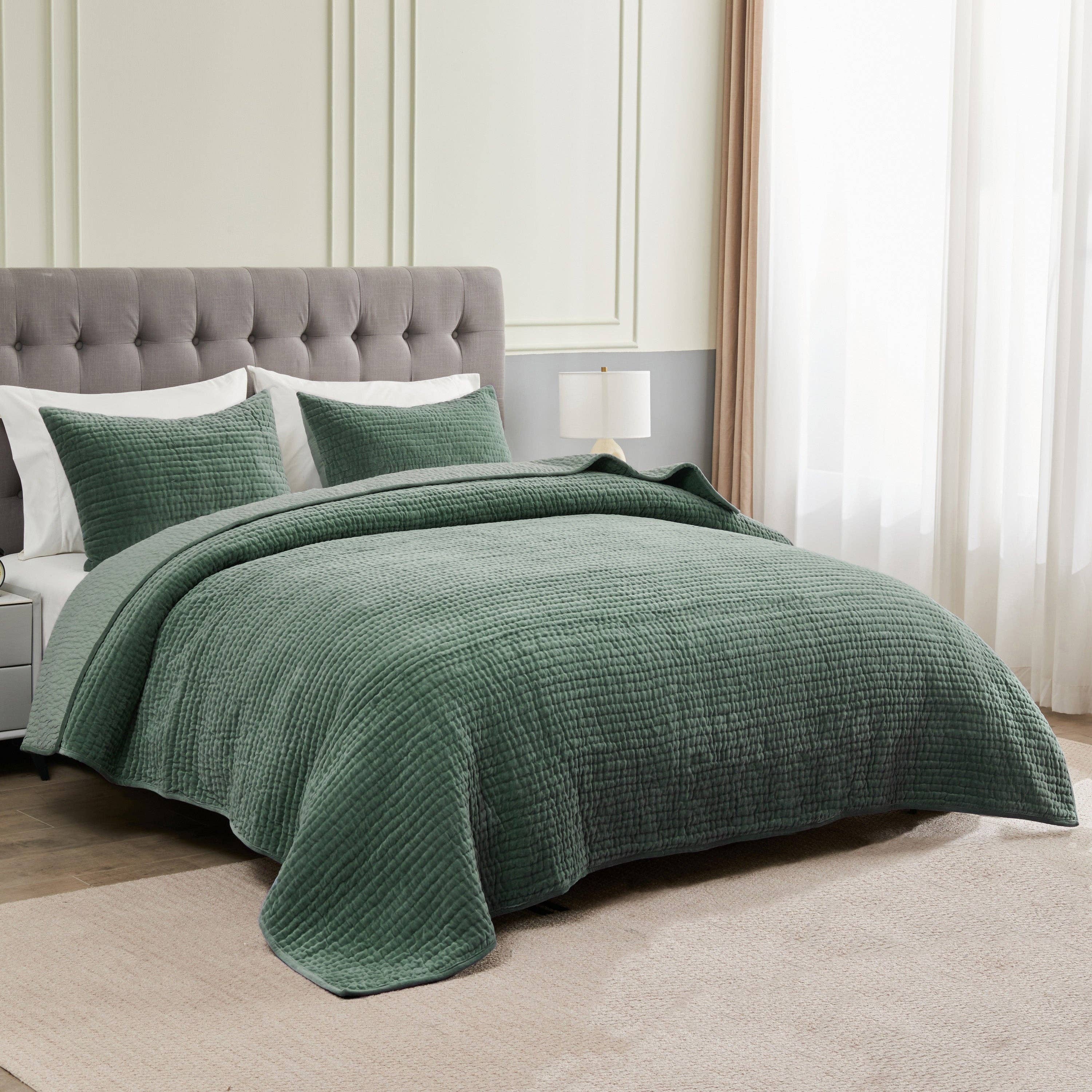 Mélange Home - Wholesale Quilt - Tamara Velvet Quilt Set20