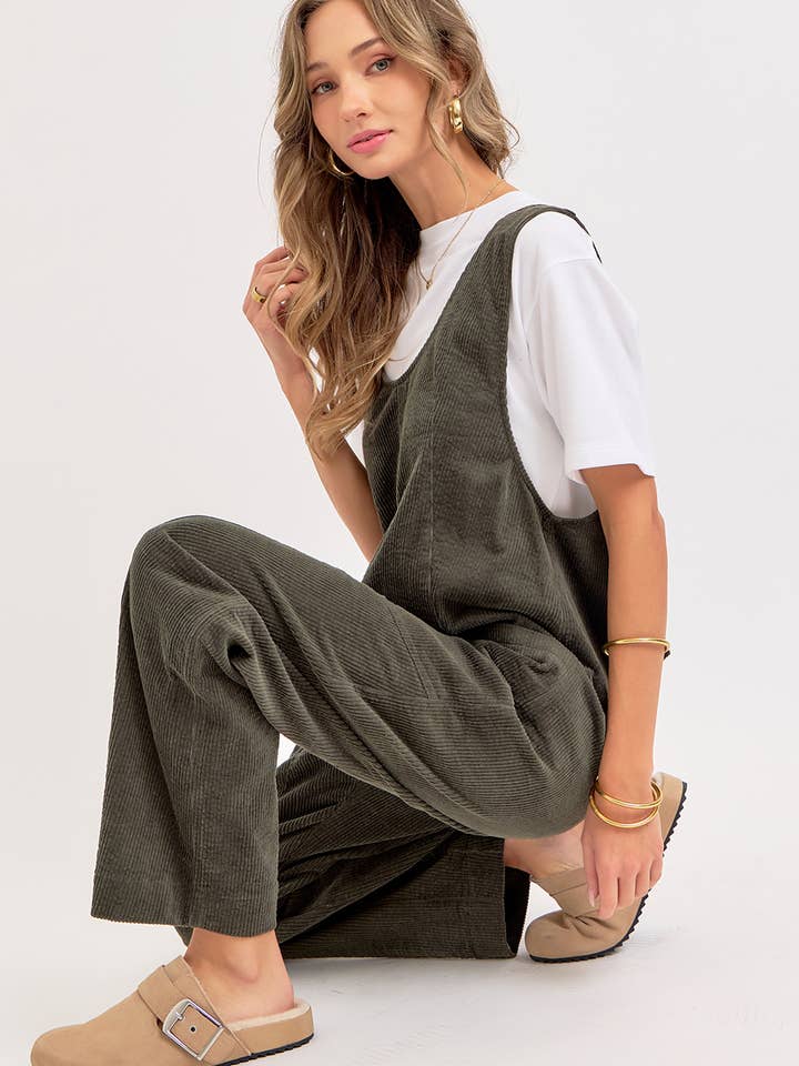 Sweet Lovely by Jen - Wholesale Overalls - Women's - PULL-ON-STYLE CORDUROY OVERALL JUMPSUIT54