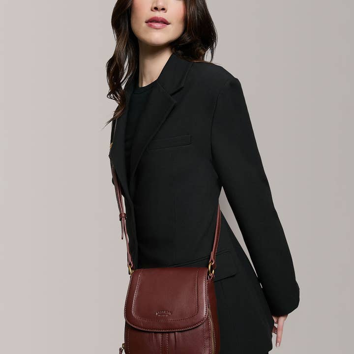 American Leather Co - Wholesale Crossbody Bag - Women's - Marino NS Crossbody7