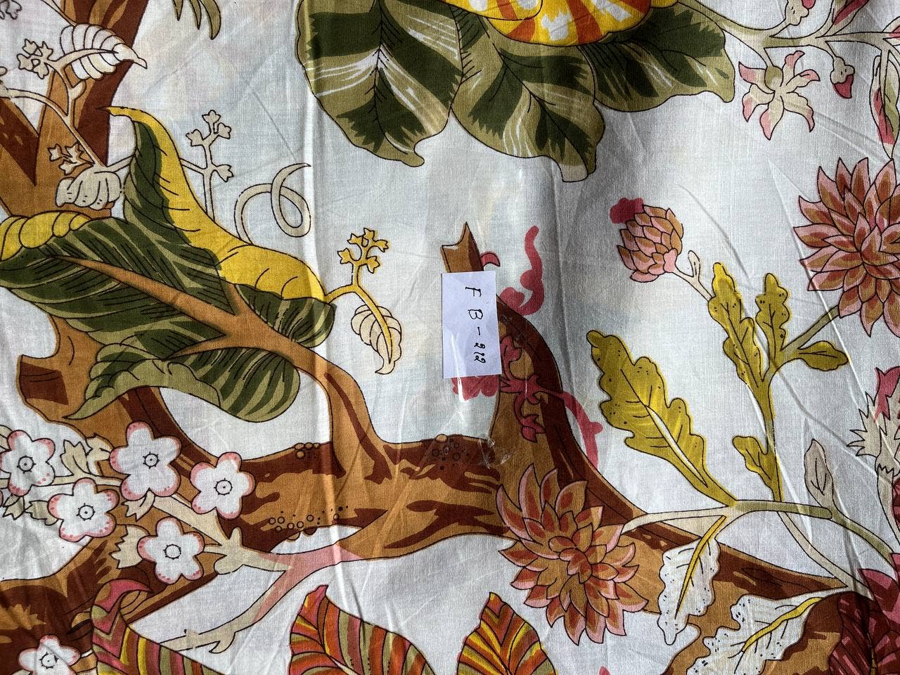 Bhawana Handicrafts - Venta al por mayor Pinturas para tela - Tela de algodón estampada a mano india con estampado tradicional 4