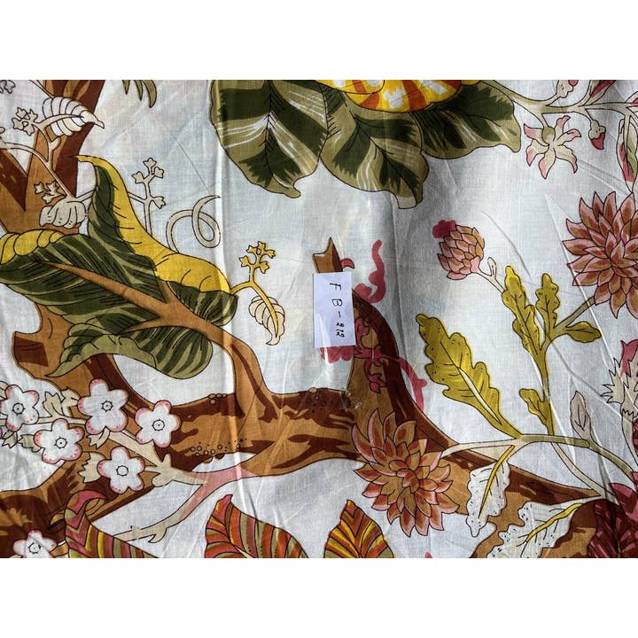 Bhawana Handicrafts - Venta al por mayor Pinturas para tela - Tela de algodón estampada a mano india con estampado tradicional 4