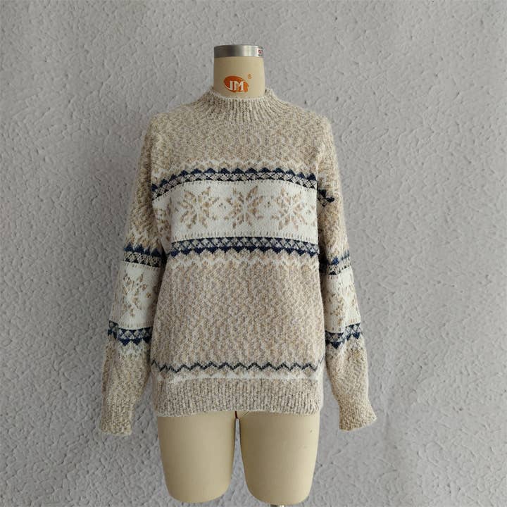 alberalkirk - Wholesale Knit Sweater - Women's - Christmas Chenille Snowflake Sweater Women N5A6462
