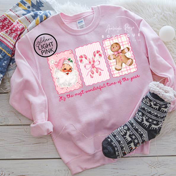 Trendy Chic Apparel LLC - Wholesale Graphic Sweatshirt - Women's - It's the Most Wonderful Time of Year Sweatshirts & T-Shirts 2