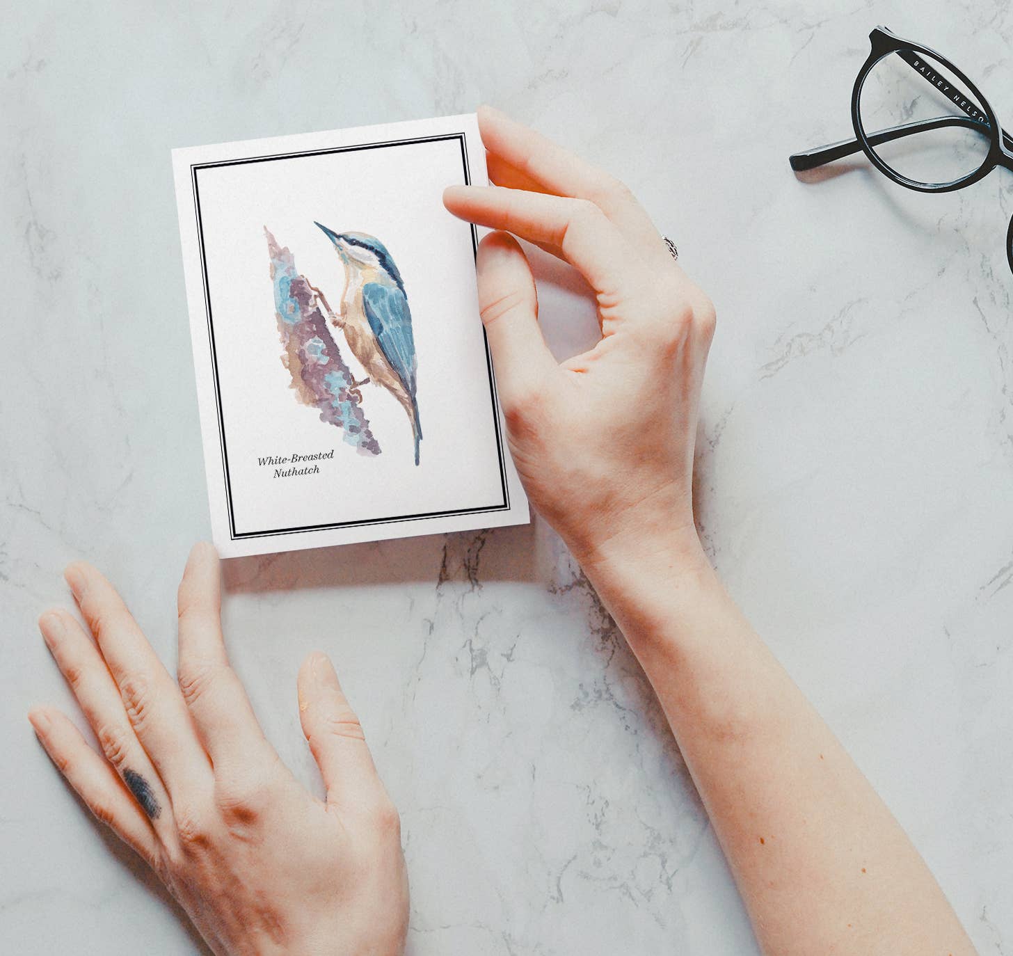 Twigs Paper - Wholesale Stationery/Notecard Set - Birds Greeting Card Set | Assorted Notecards9