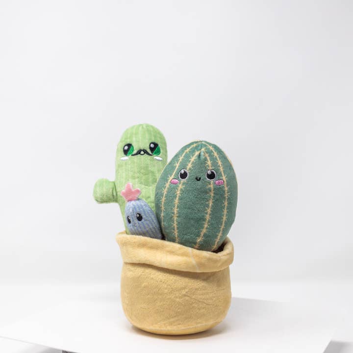 Axol & Friends - Wholesale Stuffed/Plush Toy - Kids & Baby - Mr. Cactus & Family Plush3