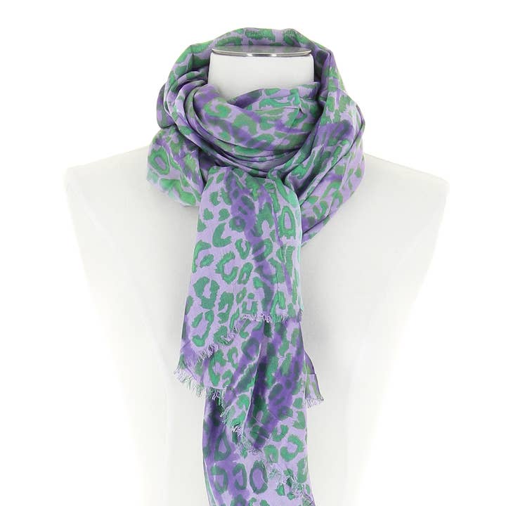 DIWALI PARIS - Wholesale Scarf - Women's - JAGUAR SCARF - 100% VISCOSE0