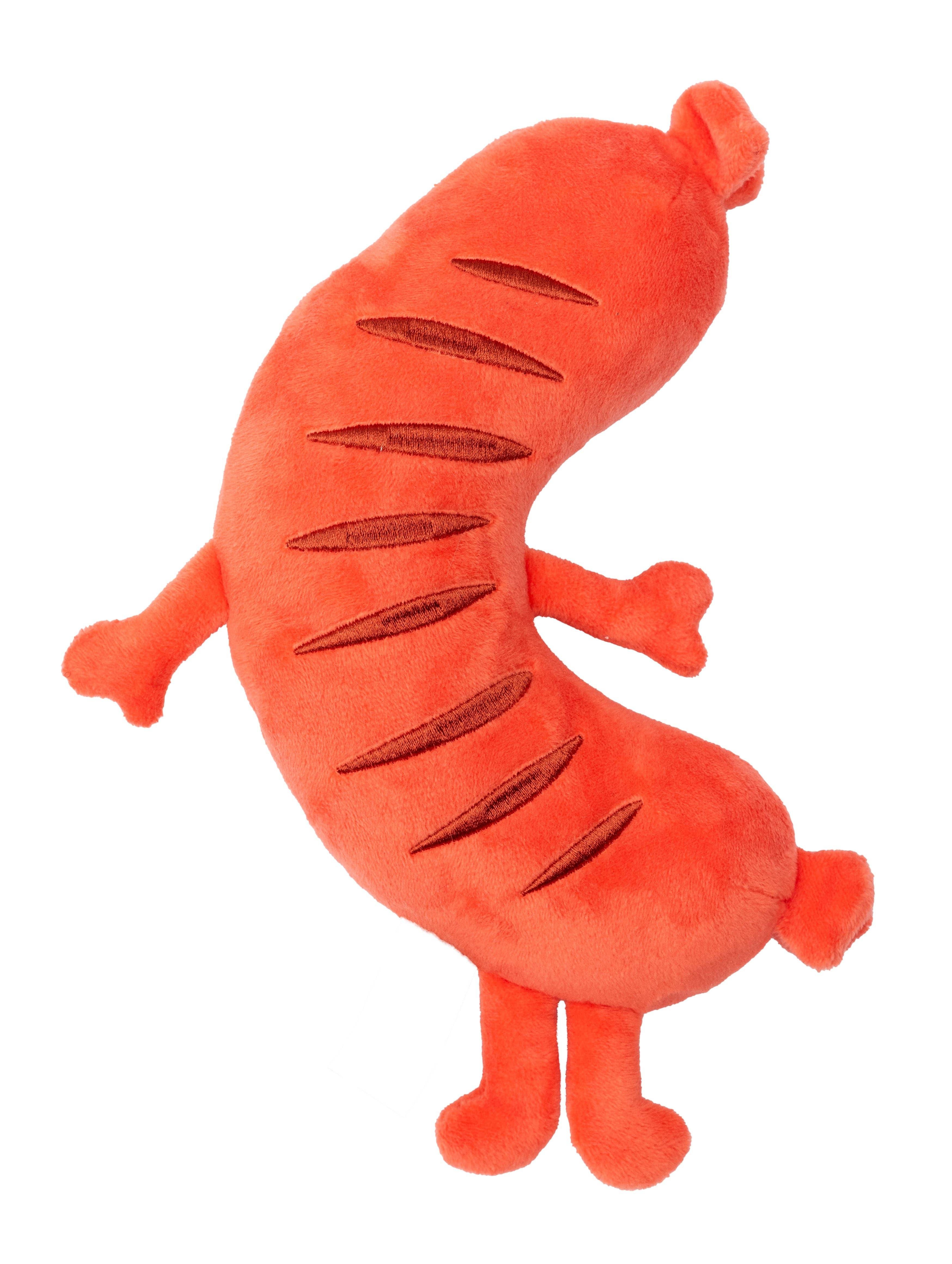 In Vogue Pets – wholesale Pet plush toy – Dog – Meat Heads Brad Wurst - Dog Toy1