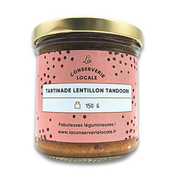 Tandoori Linsspread EKO 150g för wholesale av La Conserverie Locale