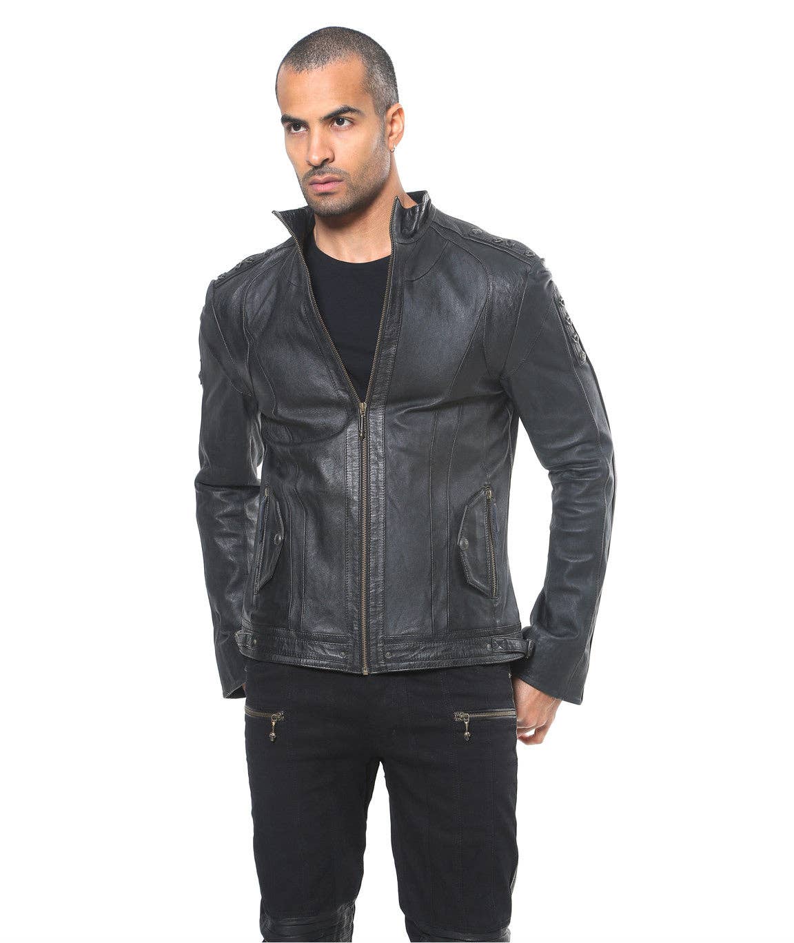Jan Hilmer + Sparrow - Wholesale Leather Jacket - Men's - tracer jacket - men's leather jacket1