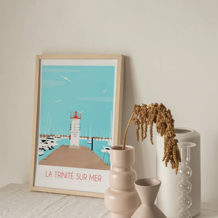 Affiche La Trinité-sur-Mer pour la vente par Wakatp