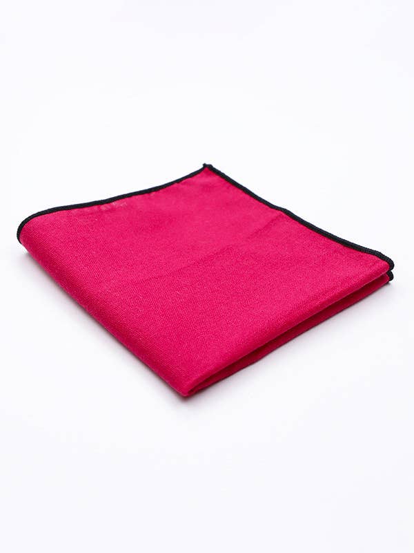 Pochette da Taschino Rossa in Cotone «Edgard» per la vendita all'ingrosso da parte di Unipap's