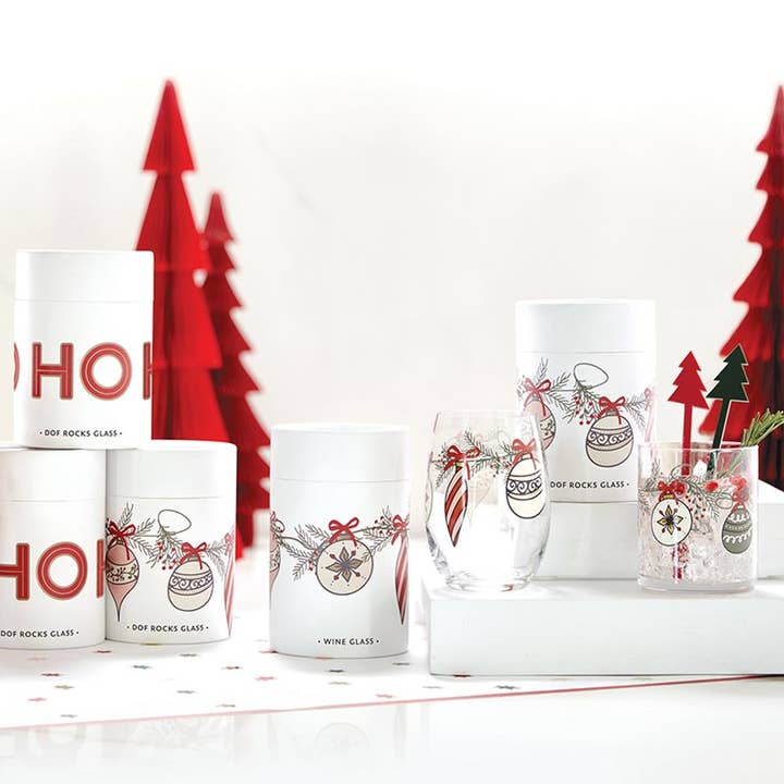 Santa Barbara Design Studio by Creative Brands - Wholesale Wine Glass - Stemless Wine Glass - Ornaments1