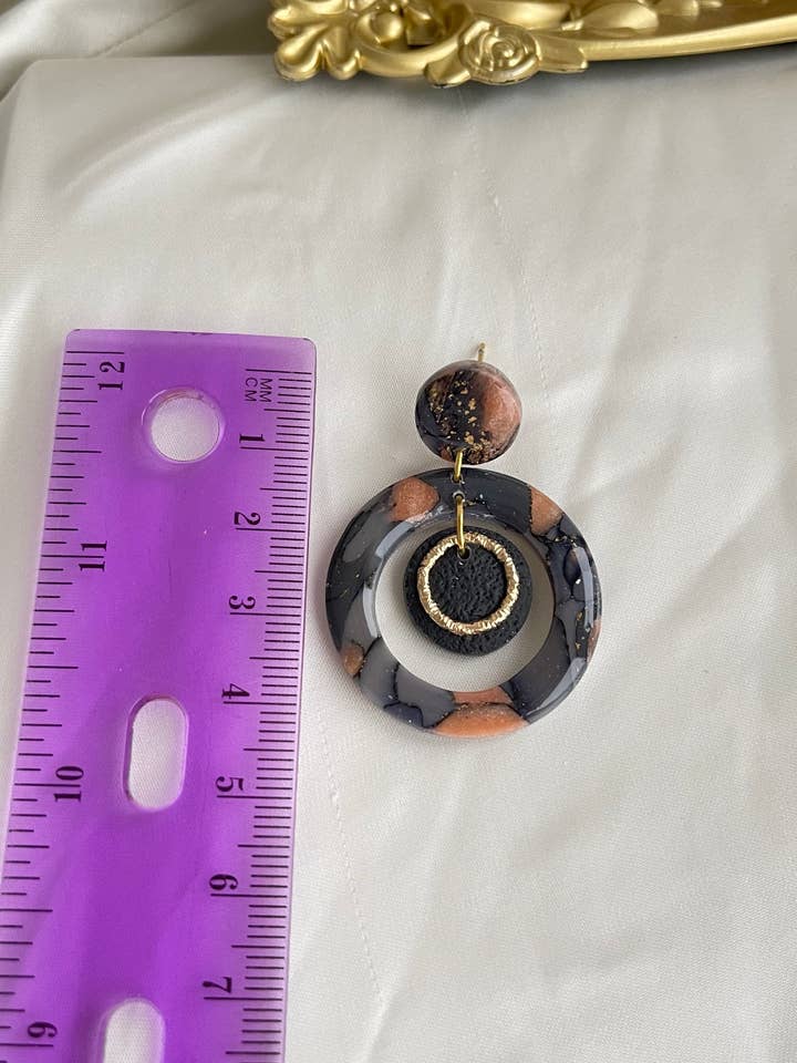 HANDCRAFTED - Nora Polymer Clay Dangle Earring for wholesale by Cherry Casa