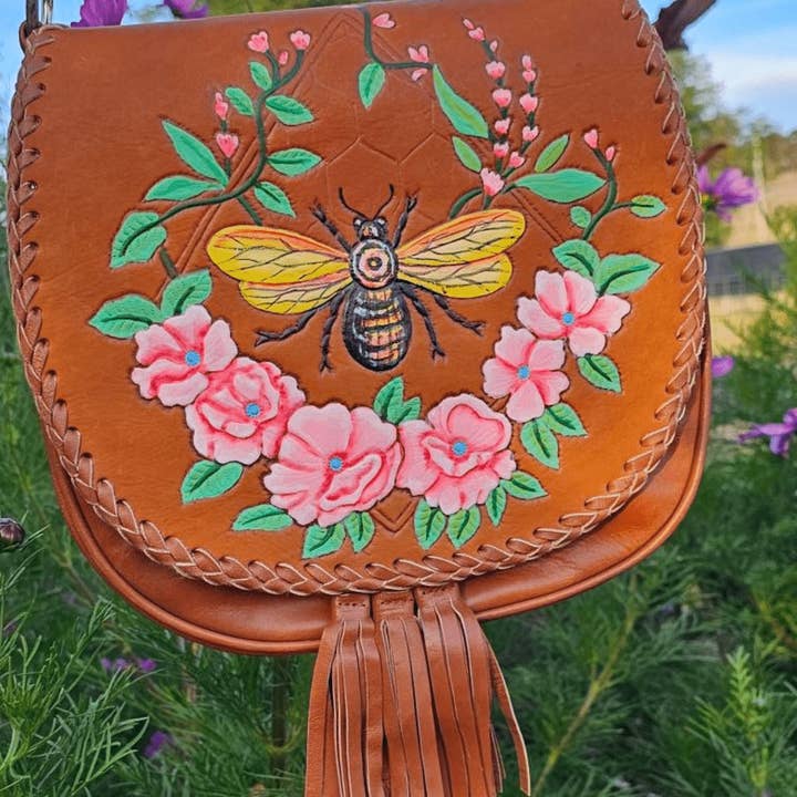 Bruin Bumble Bee schoudertas - Bruin voor groothandel op Faire5