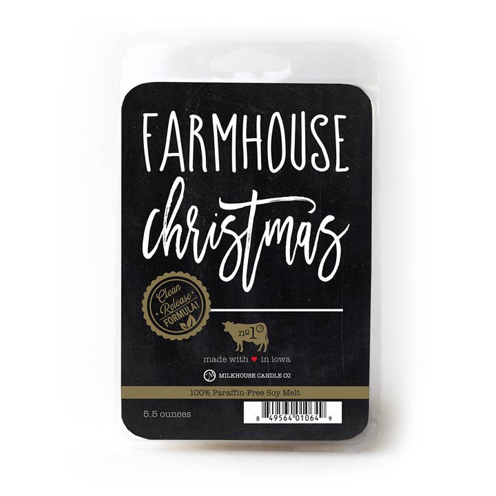 Milkhouse Candle Company - Wholesale Wax Melt - 5.5 oz Wax Melts: Farmhouse Christmas