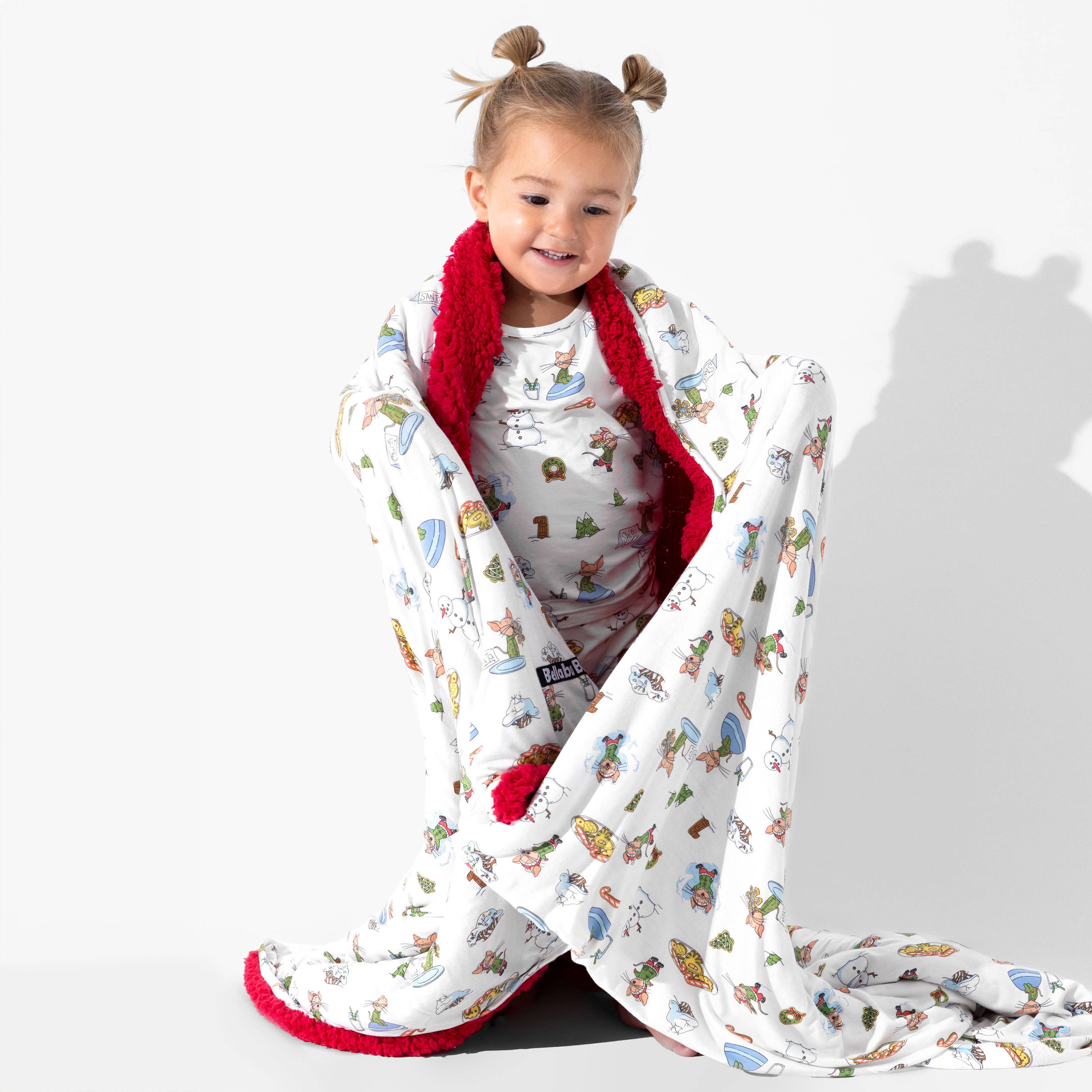 Bellabu Bear - Wholesale Bedding Blanket - Kids & Baby - If You Give A Mouse A Cookie Christmas Bamboo Blanket14