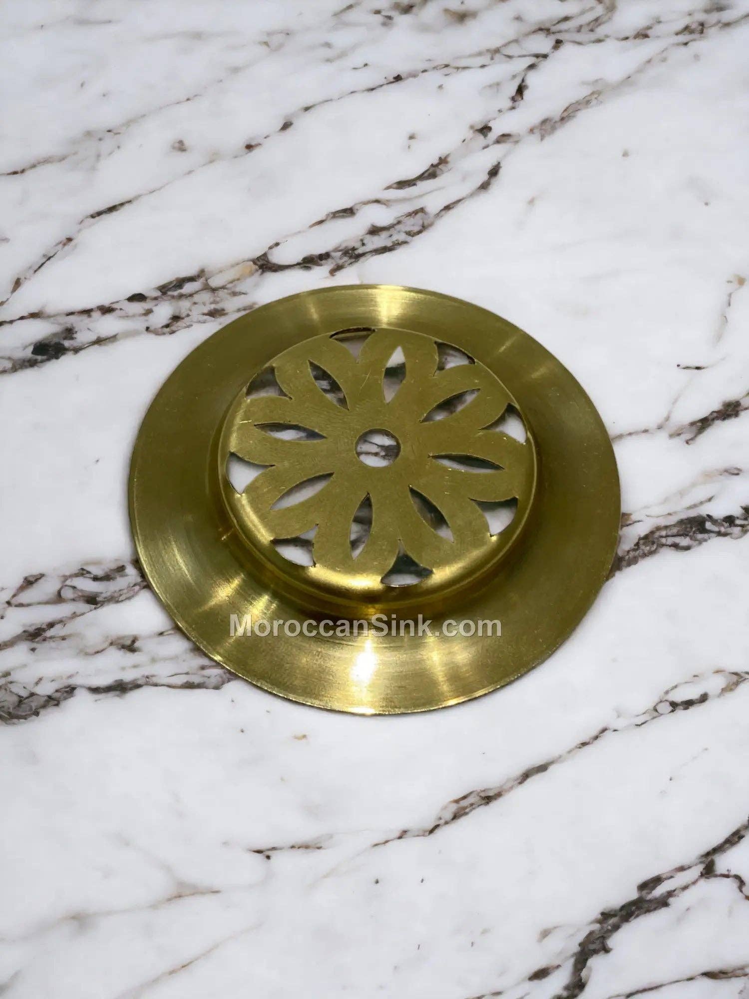 Moroccan Sink - Wholesale Sink Strainer/Stopper - Moroccan BRASS Drain Waste For Moroccan Sink Model 53