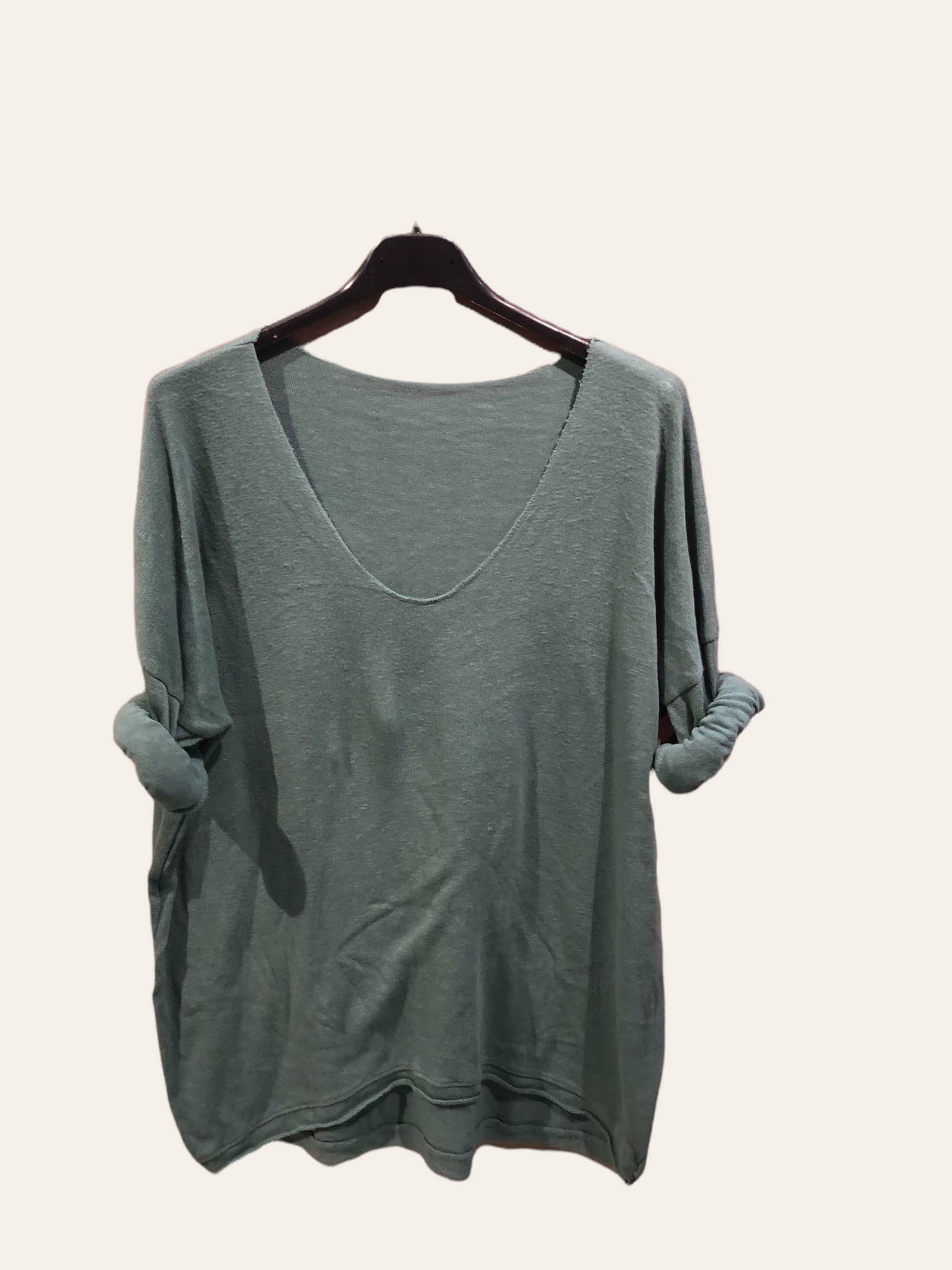 Moonsun - Venta al por mayor Blusa - Mujer - #31012 blusa básica de algodón5