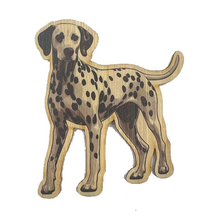 Dalmatian Eco-Friendly Bamboo Sticker for wholesale by Bamboo Wood Stickers