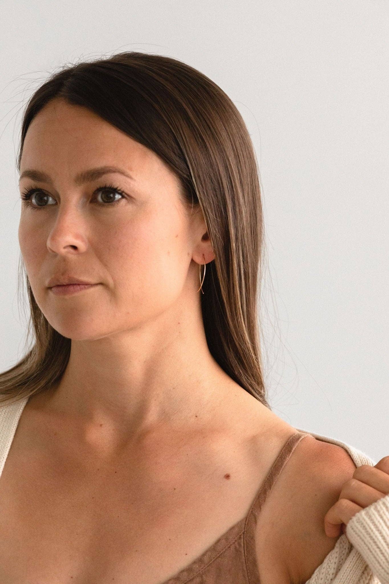 Sheena Marshall Jewelry - Wholesale Hoop Earrings - Poppy Threader Earrings | Gold Fill2