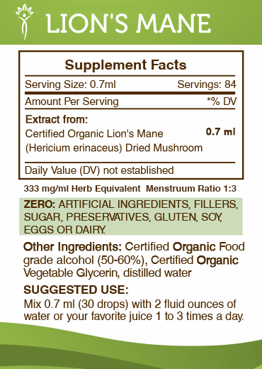 Secrets Of The Tribe - Wholesale Tincture - Lion's Mane Tincture5