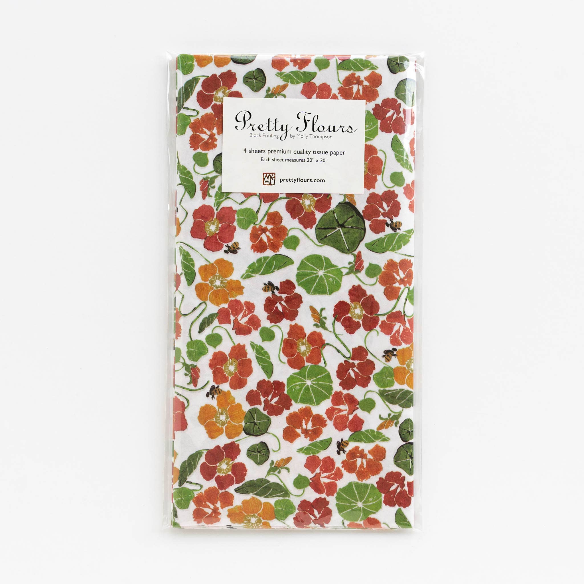 PRETTY FLOURS - Wholesale Tissue Paper - Tissue Paper - Nasturtium0