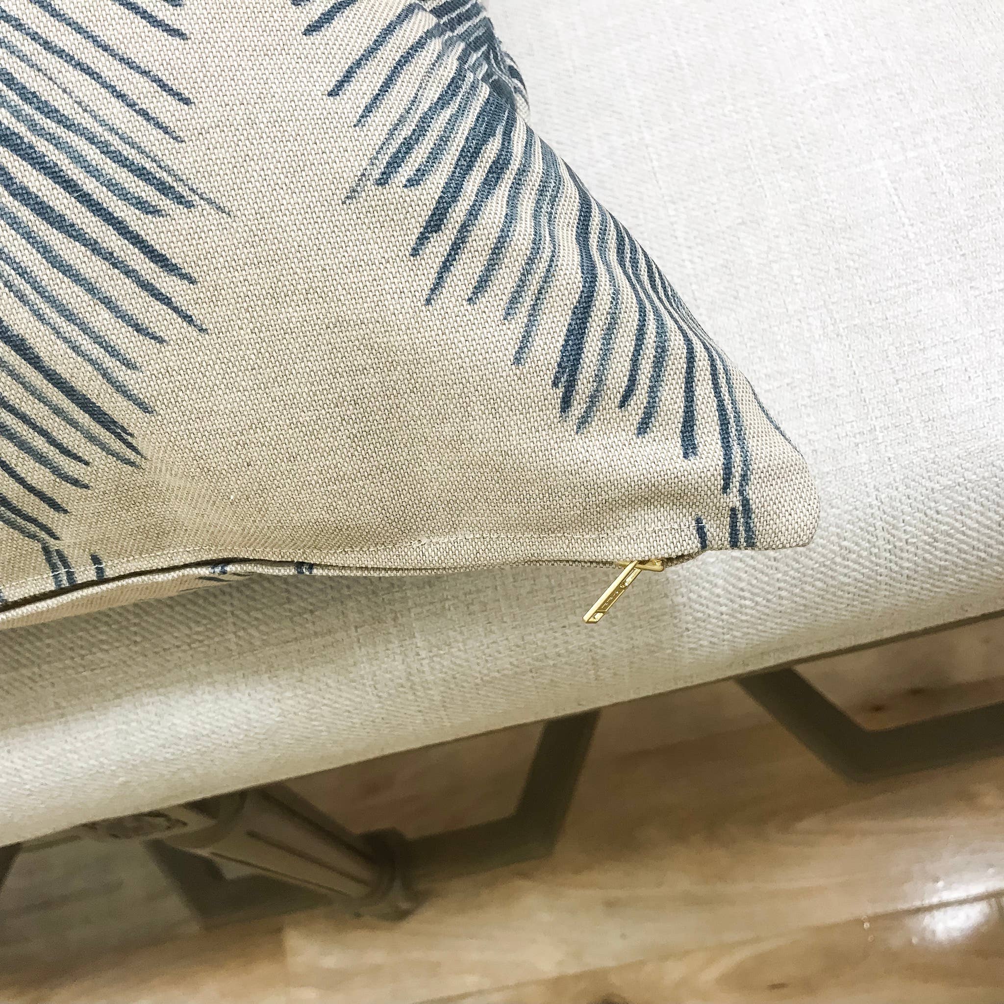 Studio Pillows - Wholesale Throw Pillow Cover - Essential Blue Ikat Pillows - Pablo1