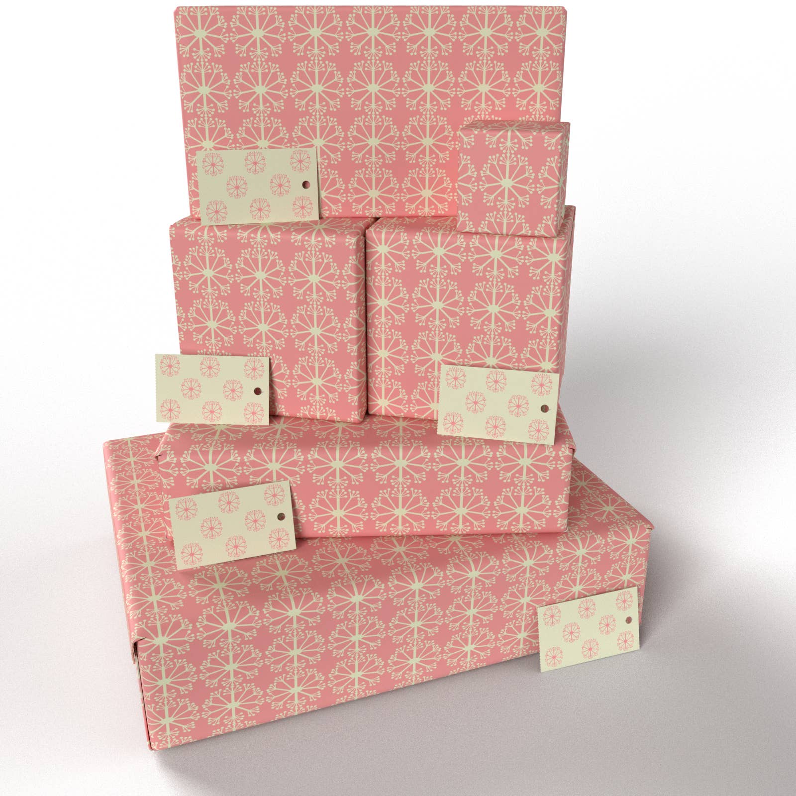 Re-wrapped - Vente Feuille de papier cadeau - Papier Cadeau Fleuri Rose • Écologique • Fabriqué au Royaume-Uni7