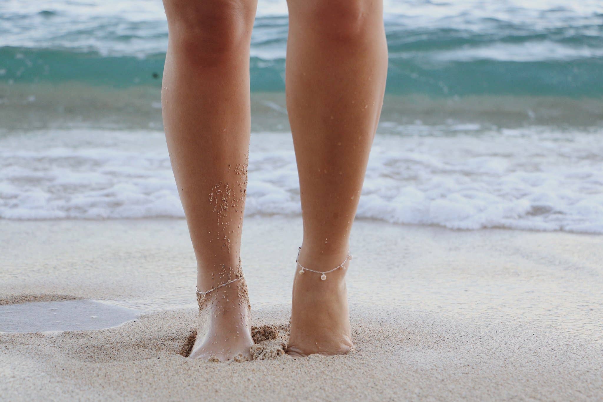 Salty But Sweet - Wholesale Anklet - Puka Shell Anklet2