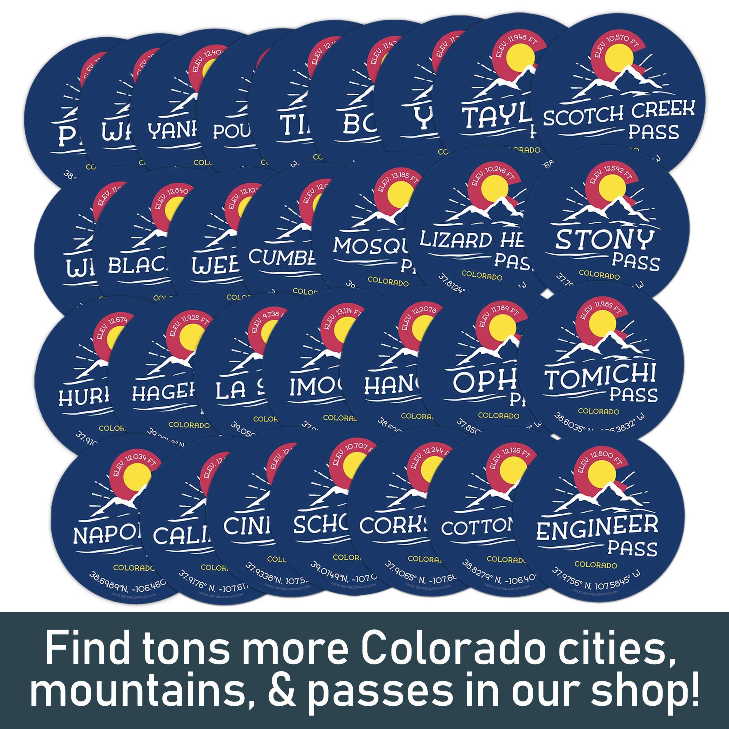 Sentinel Supply - Wholesale Sticker - California Pass Colorado Stickers4