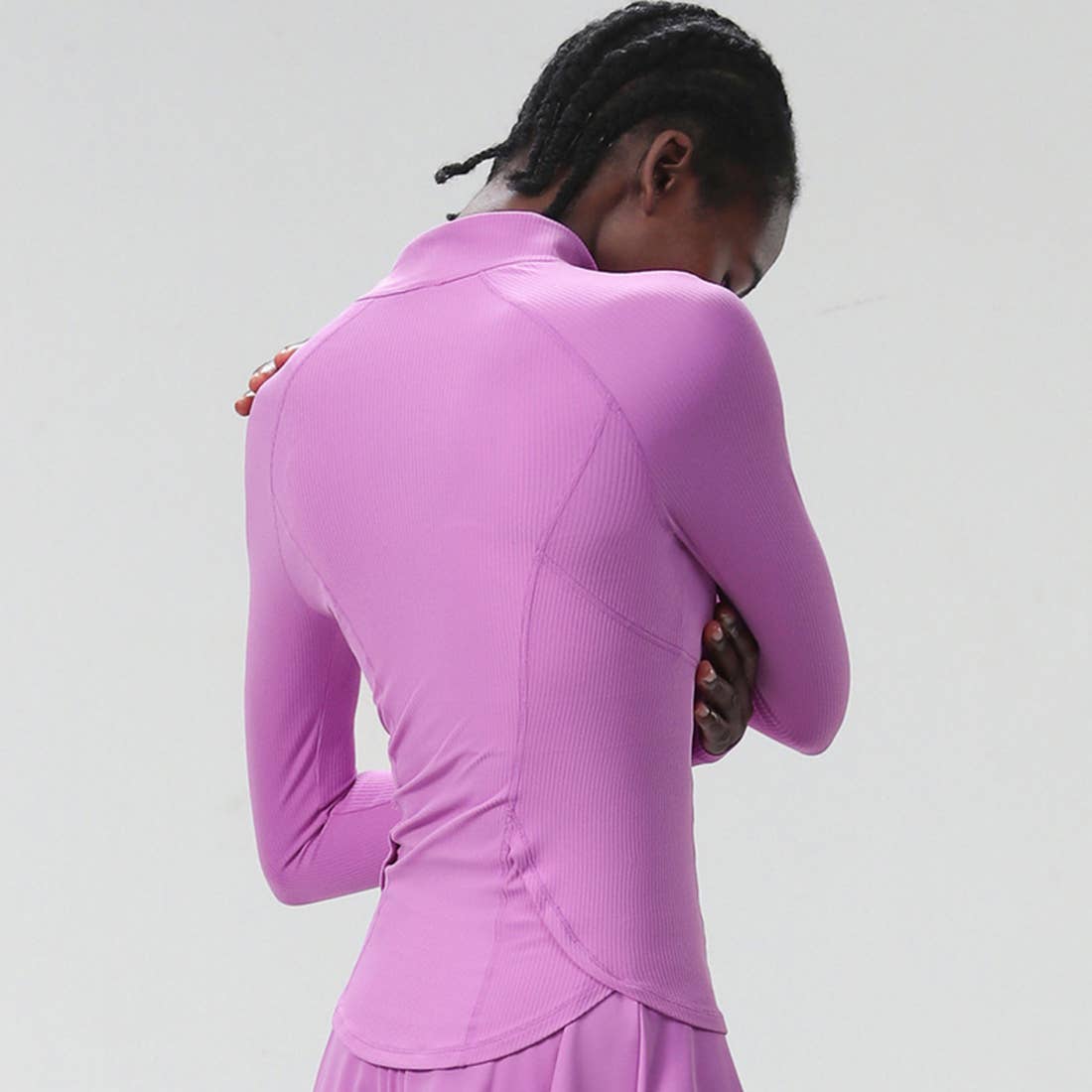 Sodalemon – wholesale Sportjacka - Dam – Damjacka med hög krage och midjeformande funktion för yoga och löpning19