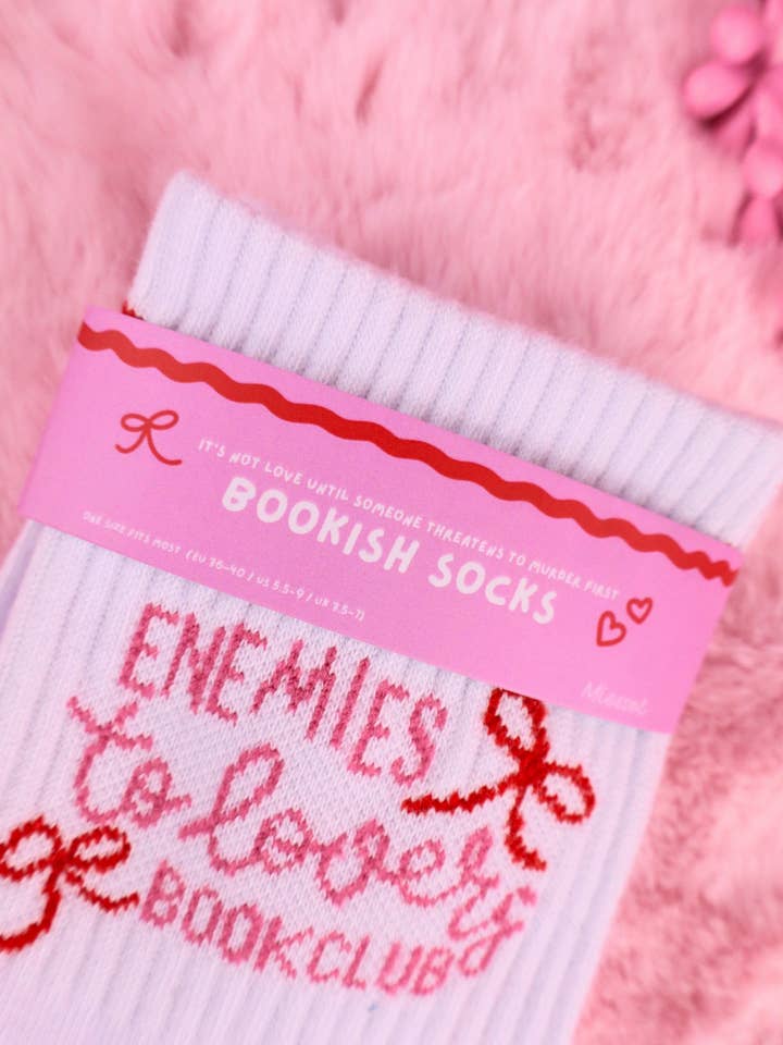 Miessol - Wholesale Socks - Women's - Enemies to Lovers Socks for Readers and Book Lovers 1