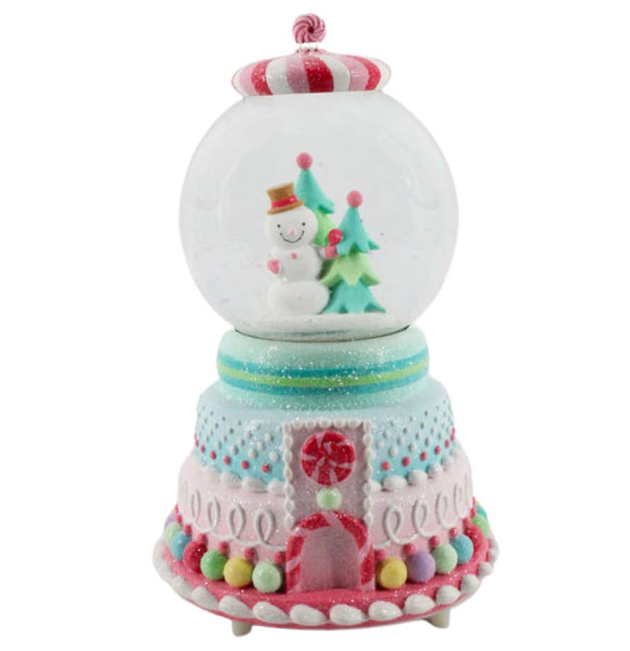 Dunn Deals – Engroshandel Snekugle - Børn og baby – 16" Resin Gingerbread Musical Sne Globe jul