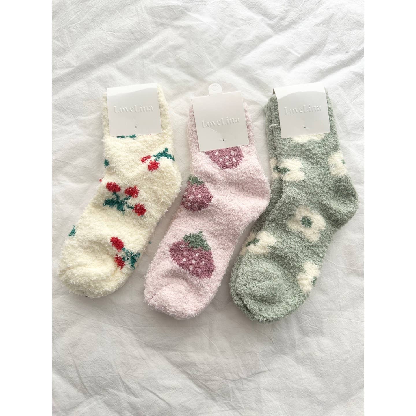 Sortiert Verschiedene weiche gemütliche Damen-Socken mit Blumenmuster – JINDA für den Großhandel auf Faire